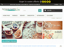 Tablet Screenshot of farmaciamanfrini.it